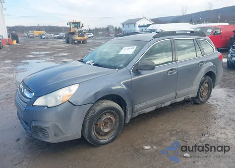 2013 Subaru Outback 2.5I from USA, damaged, VIN 4S4BRBAC5D3262292